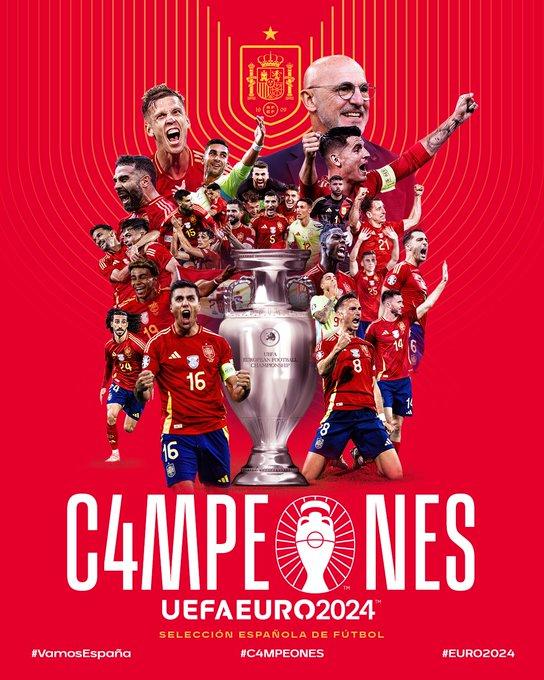 España se convierte en campeón de Eurocopa