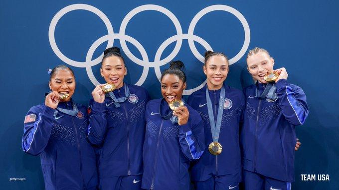 Estados Unidos conquista el oro en gimnasia en París 2024