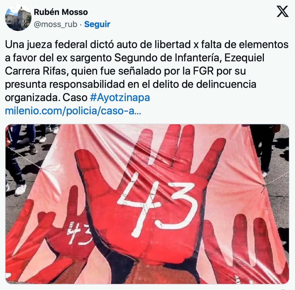 exigen justicia en redes sociales al caso Ayotzinapa