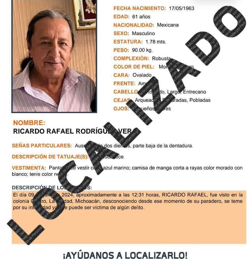 FGE reportón localización con vida del periodista Ricardo Rodríguez