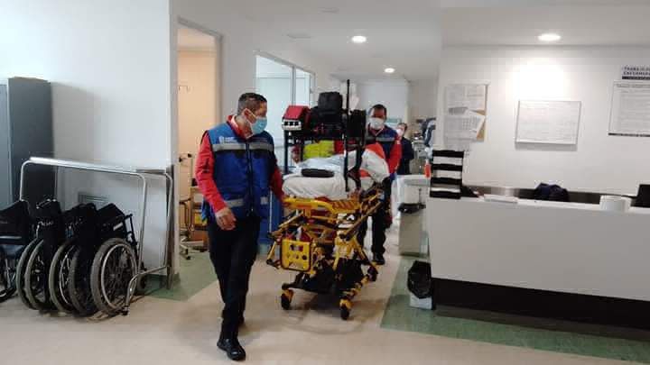 Gobierno atiende accidente Morelia - México - hospital