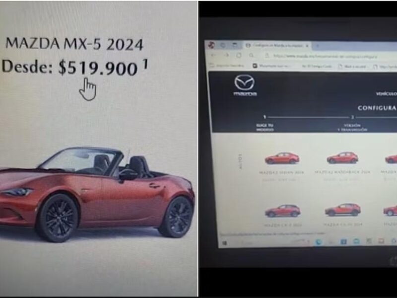 Joven intenta comprar Mazda a 520 pesos; se hace viral en TikTok
