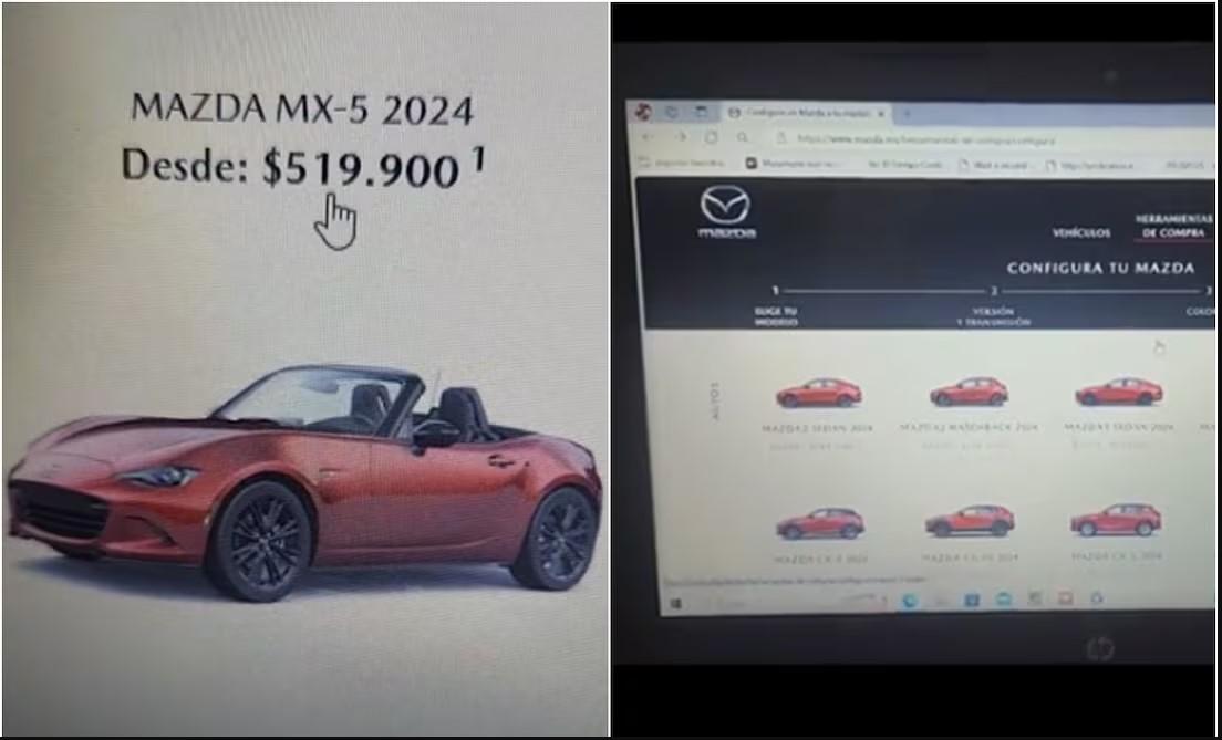 Joven compra Mazda TikTok viral