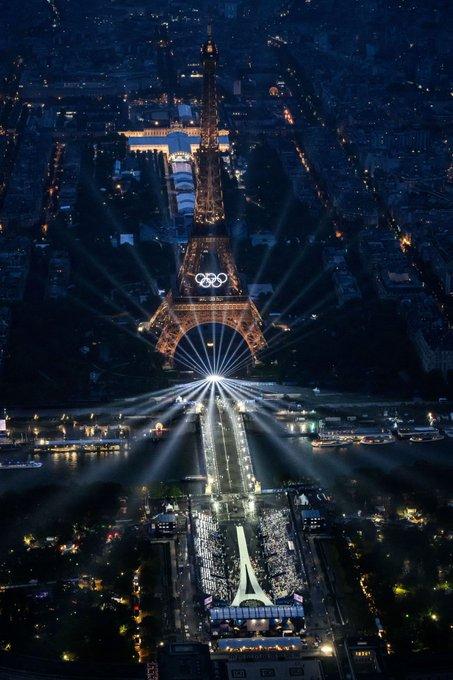 La Inauguración de los Juegos Olímpicos París 2024 - aerea