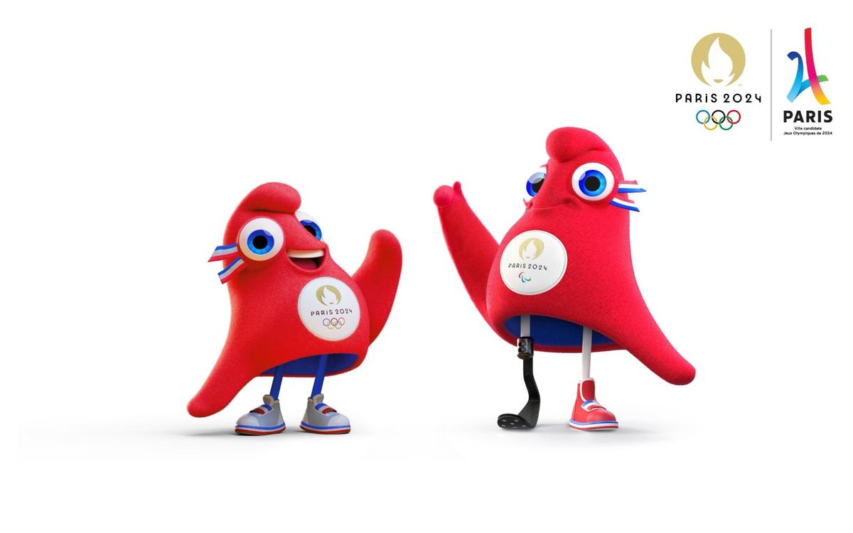 Las mascotas Phryges París 2024