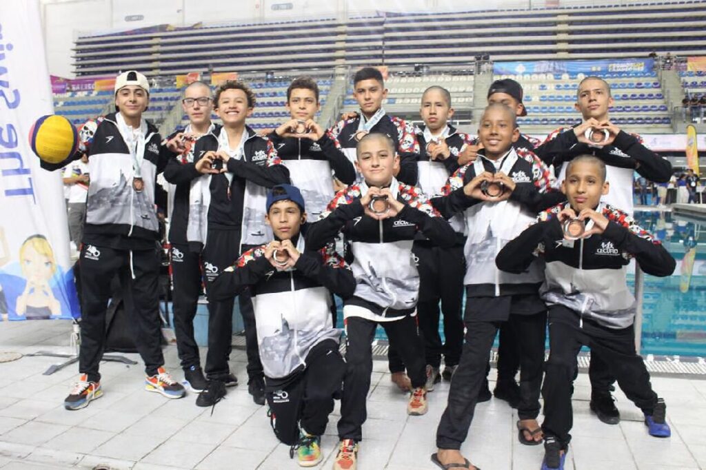 Medallas Michoacán en polo acuático Nacionales Conade - equipo 1