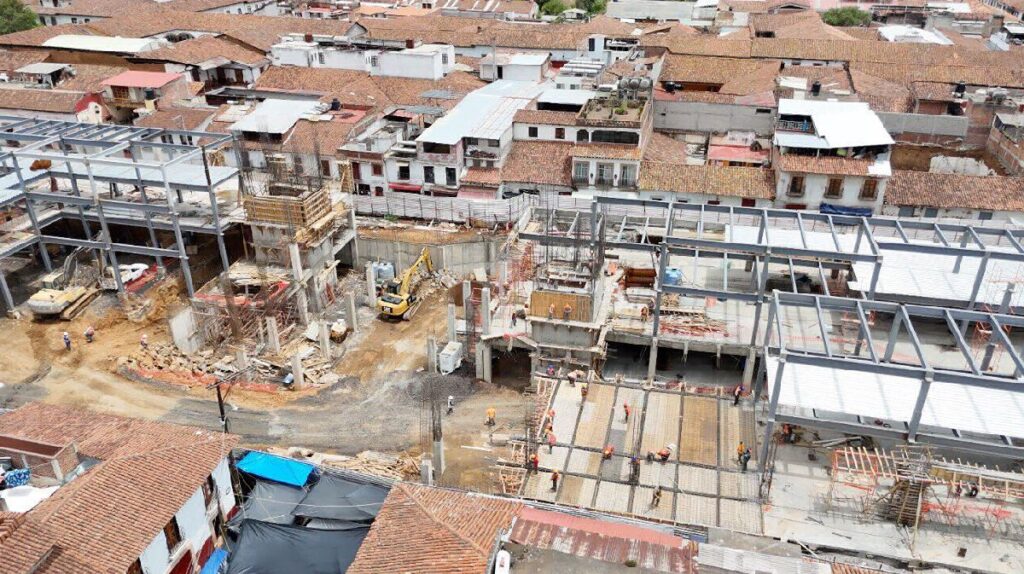 Mercado de Pátzcuaro a 6 meses de concluir - obra