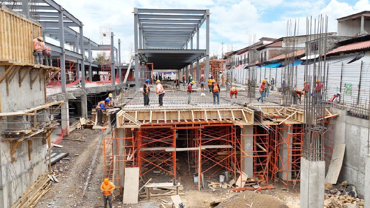 Mercado de Pátzcuaro a 6 meses de concluir