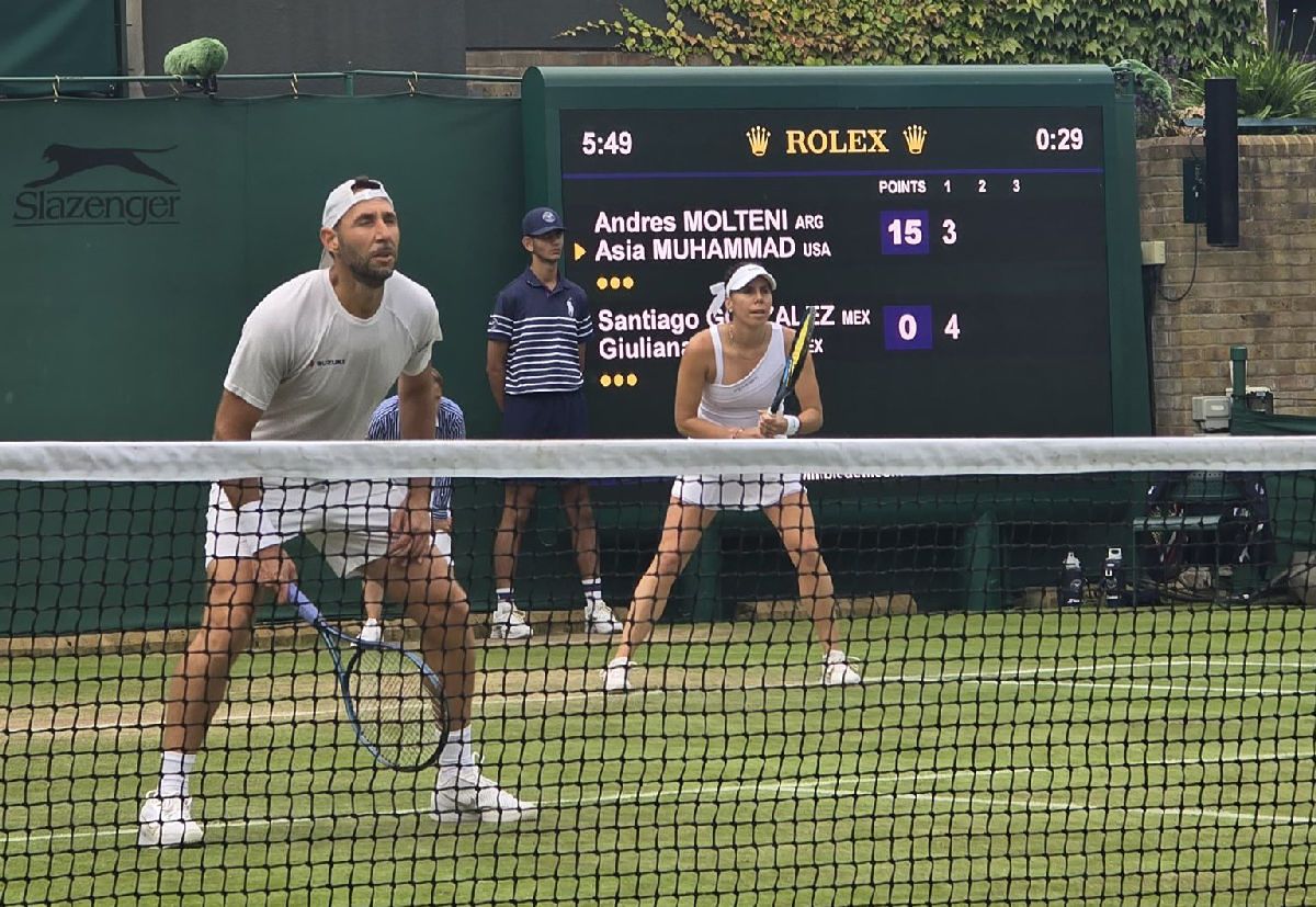 Mexicanos triunfan en dobles mixtos en Wimbledon