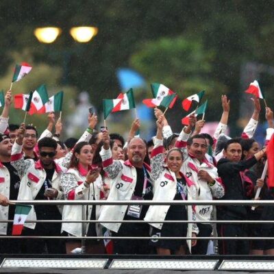 México canta el cielito lindo en la inauguración de los Juegos Olímpicos de París 2024