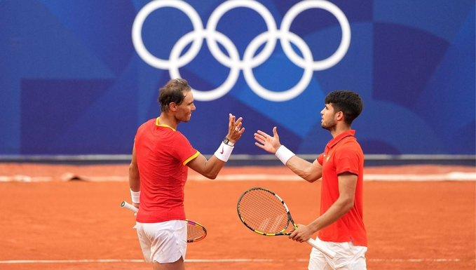 Nadal y Alcaraz eliminados en dobles de los Juegos Olímpicos de París 2024