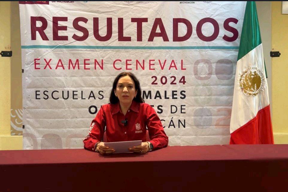 Resultados del examen Normal de Michoacán