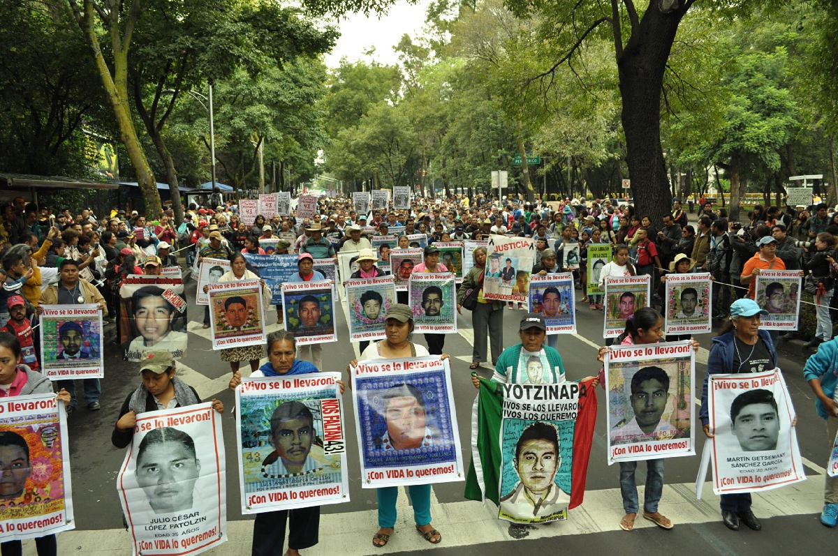 se realizan protestas por liberacion de militar del caso Ayotzinapa