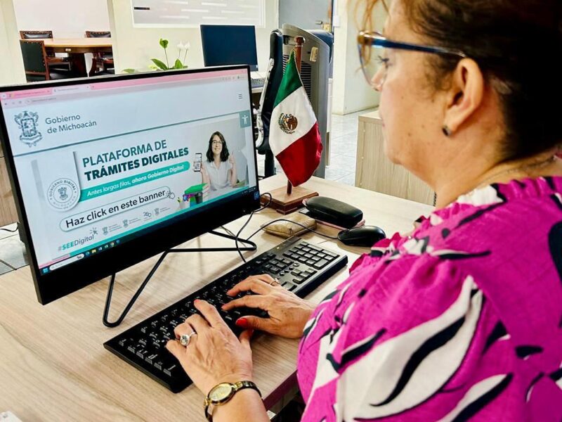 En Michoacán, herramienta digital permite a docentes realizar más de 20 trámites