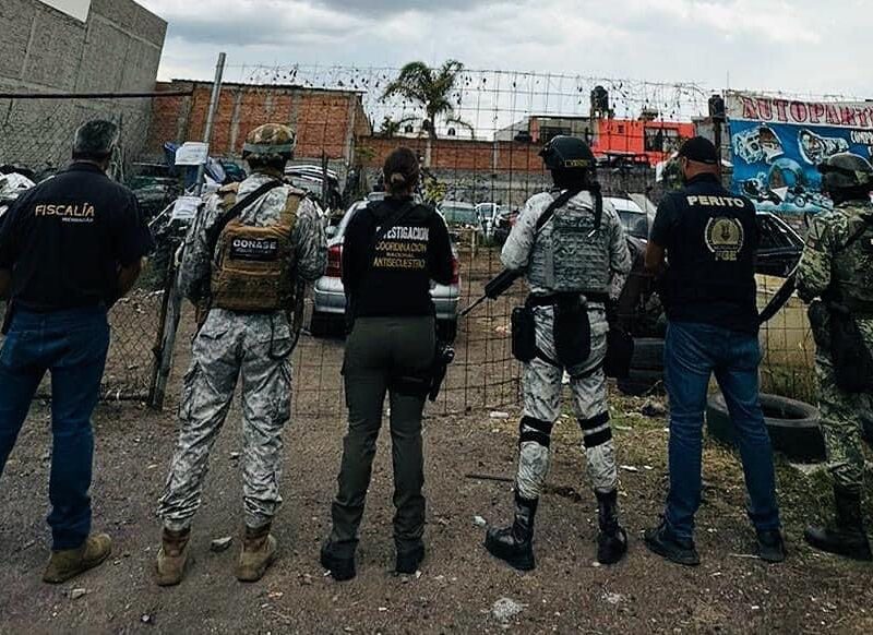 tras cateo en negocio de autopartes logran detención en Michoacán