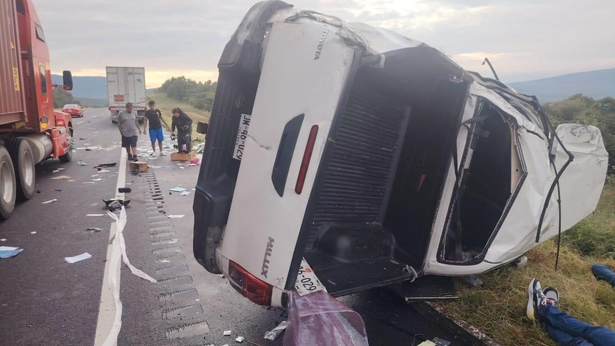 accidente en la autopista México-Guadalajara