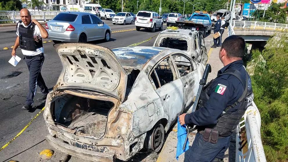 Actos de violencia en Culiacán