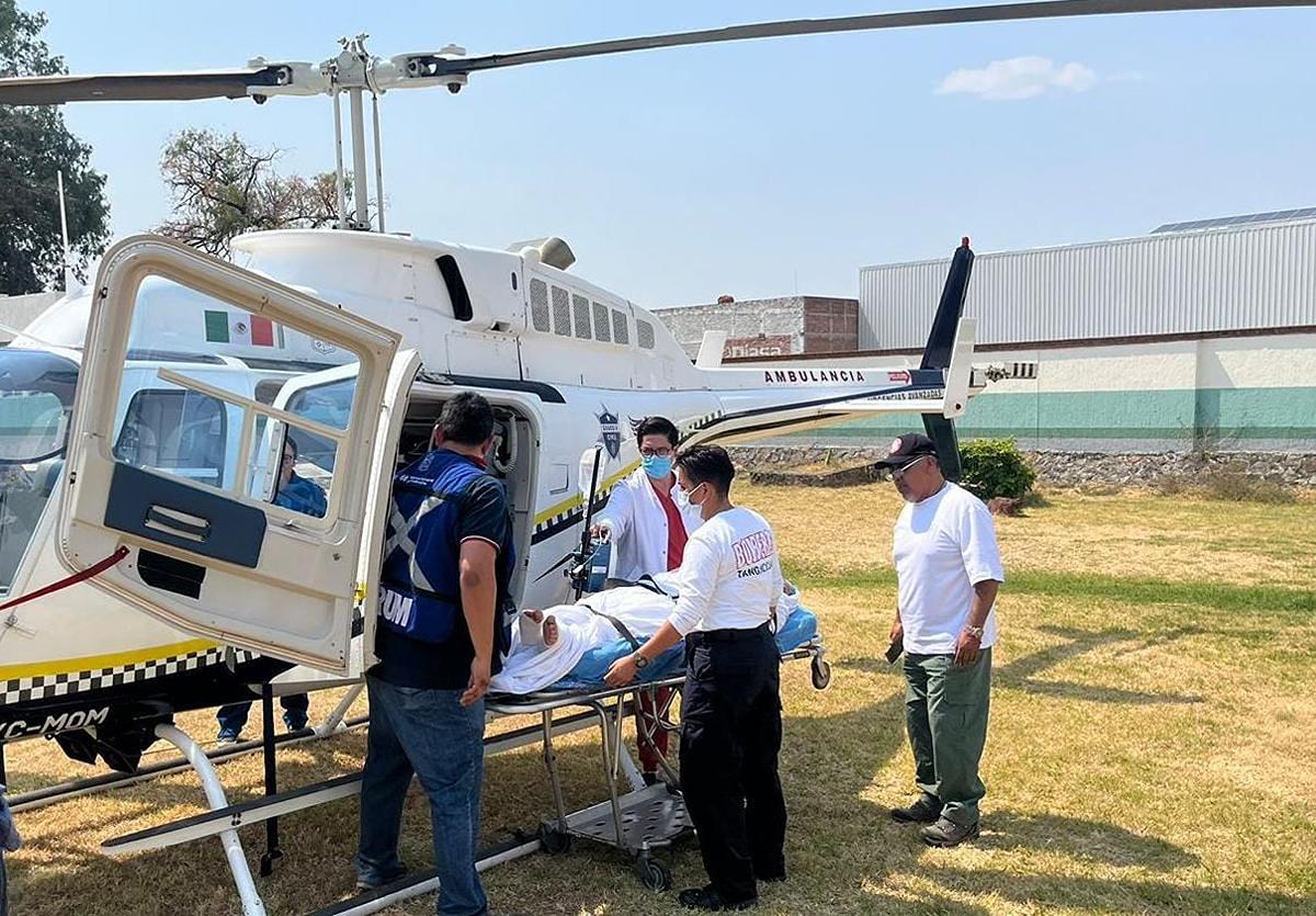 ambulancias aéreas SSM para urgencias médicas