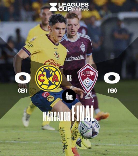 América eliminado de la Leagus Cup 2024