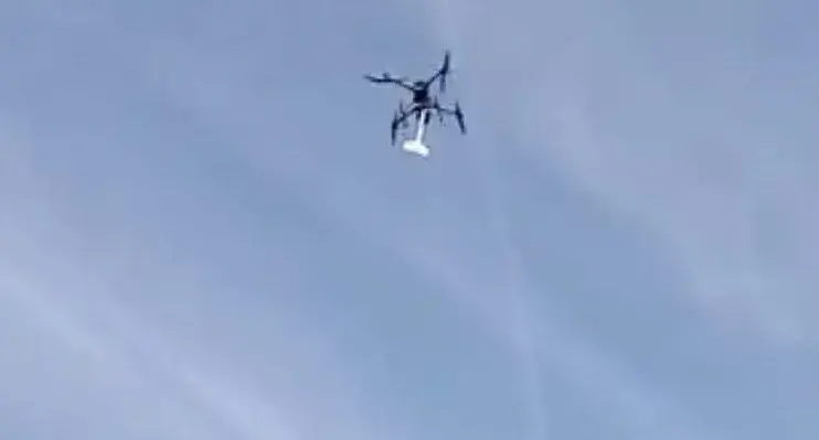 ataque con dron en Tangamandapio