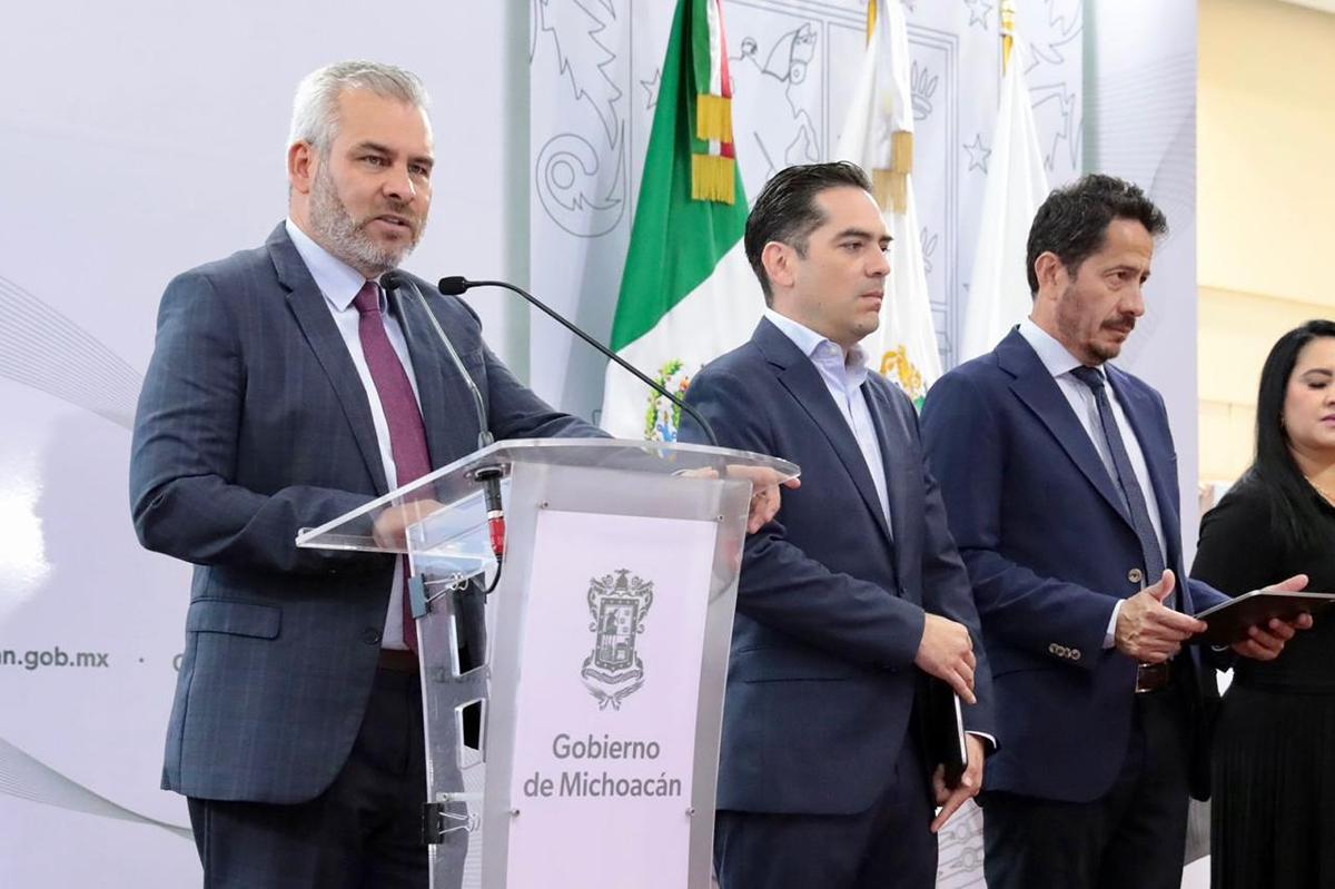 Bedolla presentó a Sheinbaum el proyecto de 2 parques fotovoltaicos en Michoacán