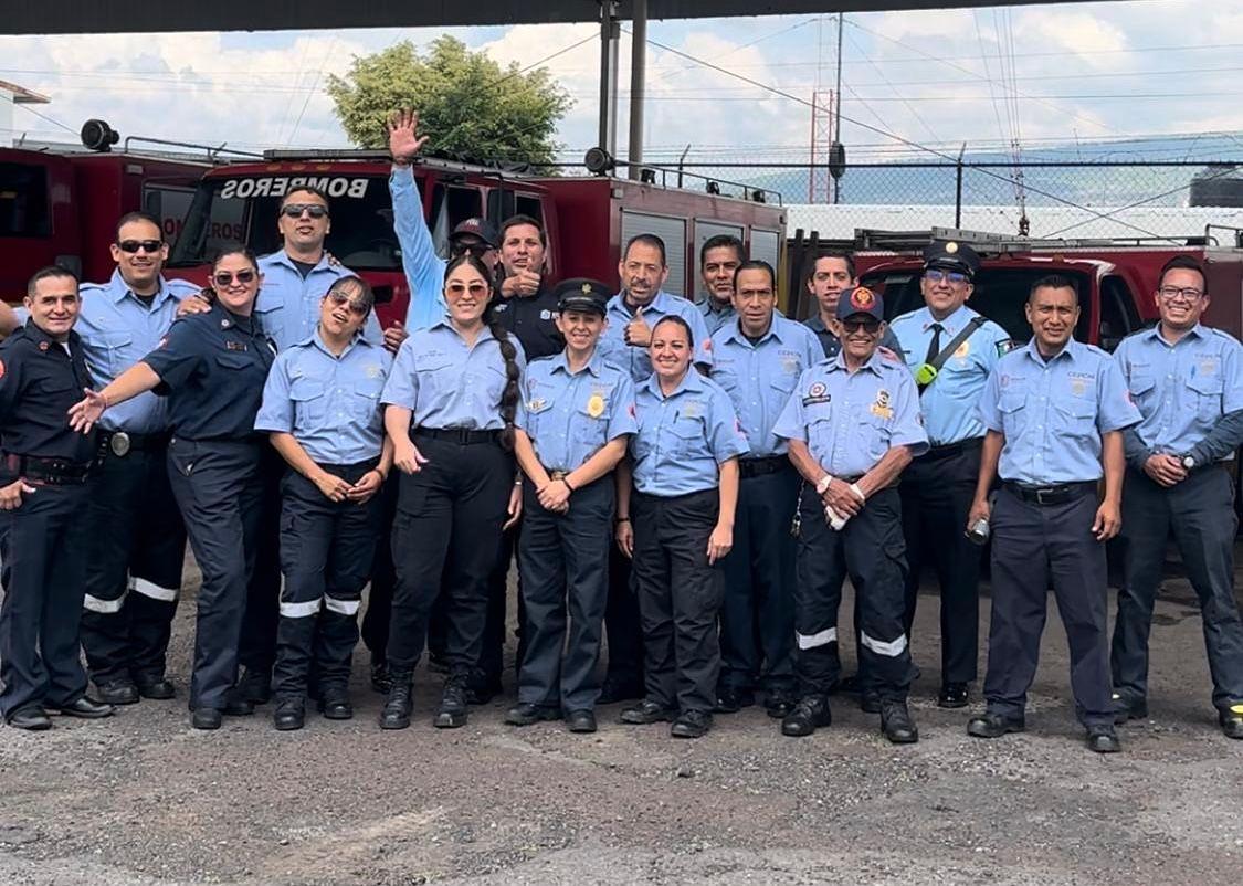 Celebran el Día del Bombero Michoacán