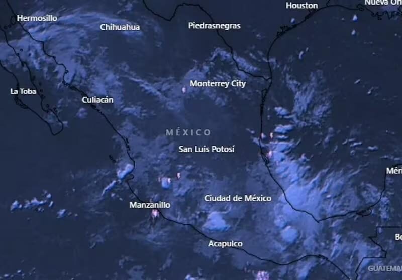 clima severo México lluvias granizo