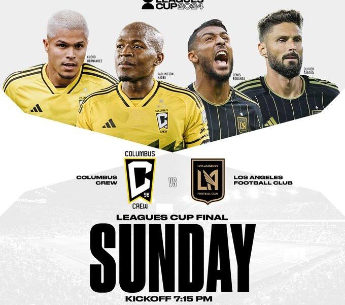 Columbus Crew frente a LAFC, la final de la Leagues Cup 2024