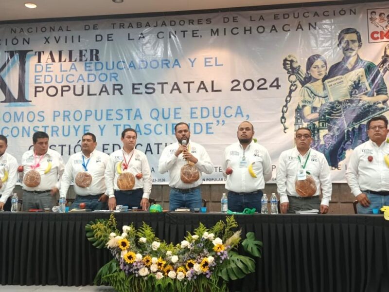 Definido, magisterio de Michoacán no arrancará ciclo escolar 2024-2025 inicia paro