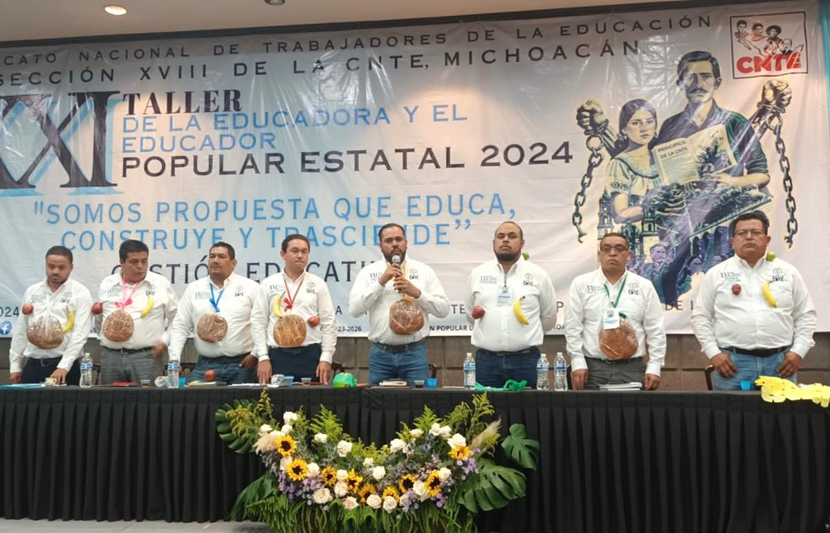 Definido, magisterio de Michoacán no arrancará ciclo escolar 2024-2025 inicia paro