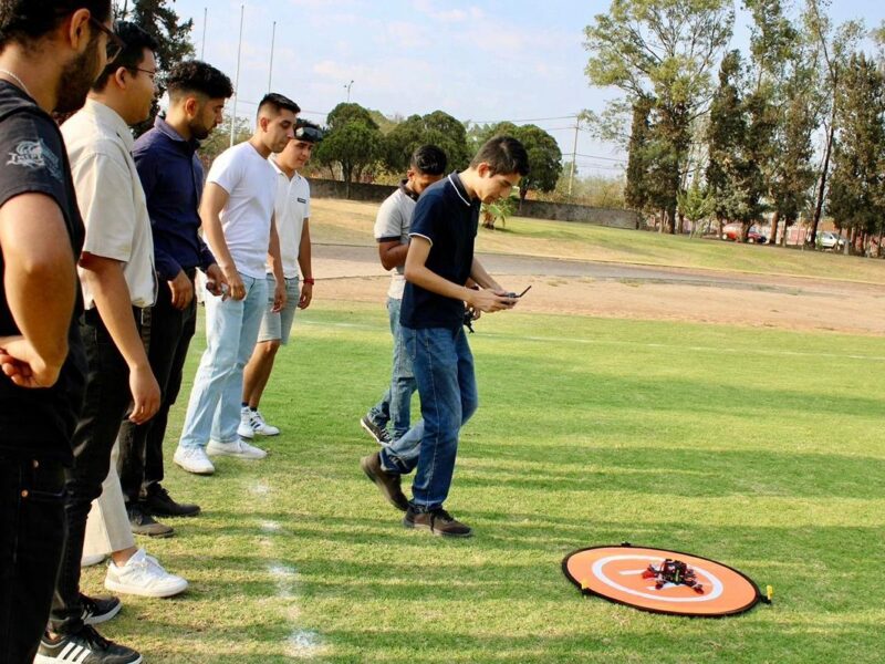 demostración con drones agrícolas Morelia