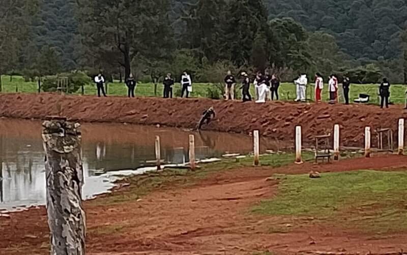 Encuentran ejecutado en dentro de laguna de San José de las torres en Morelia