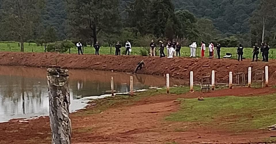 Encuentran ejecutado en dentro de laguna de San José de las torres en Morelia