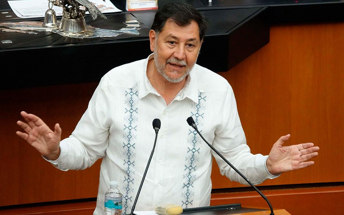 Fernández Noroña designado presidente del Senado