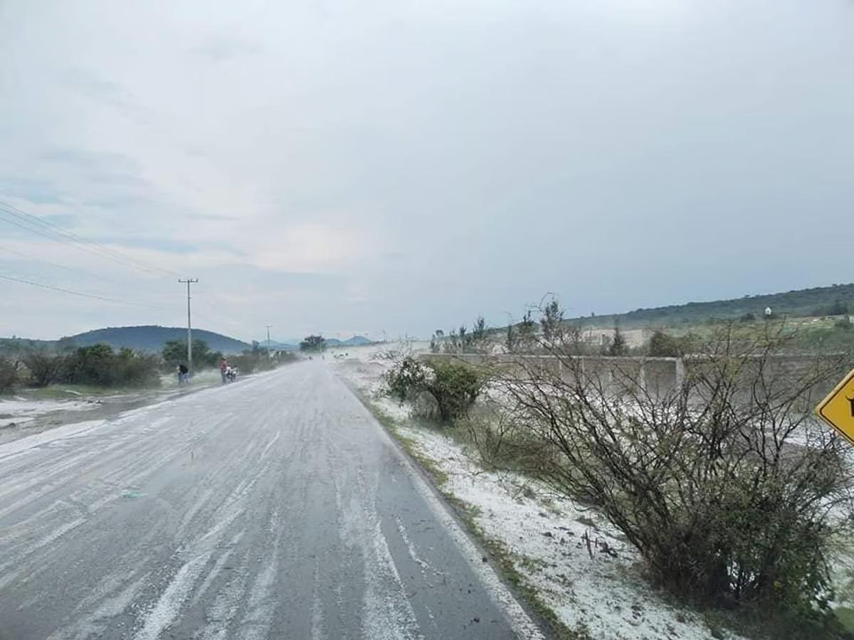 granizada en Puruándiro michoacán hielo