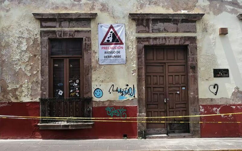 Grave que PC Morelia emita condiciones críticas para casonas sin restauración