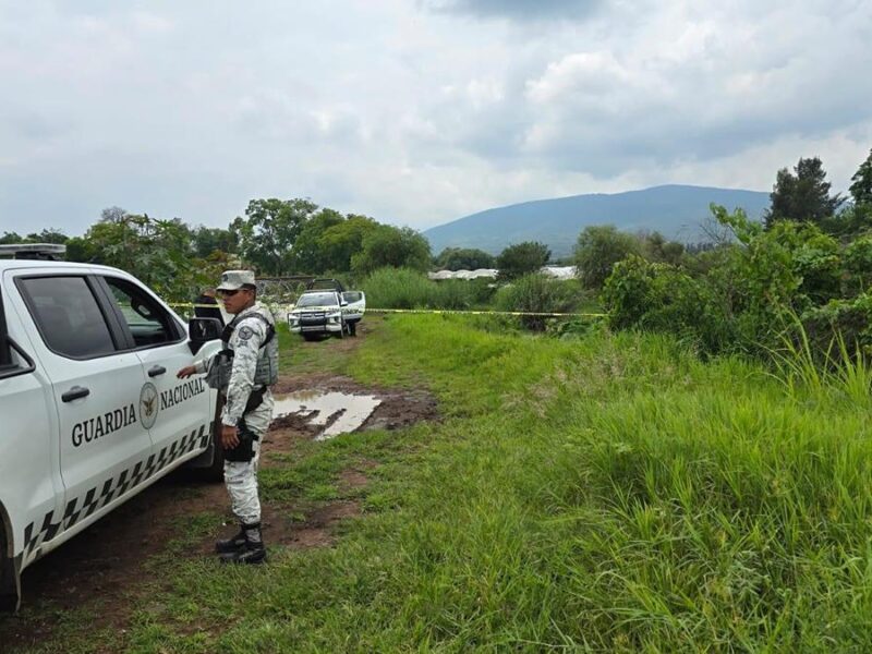 Halla cadaver junto al Río Celio de Jacona