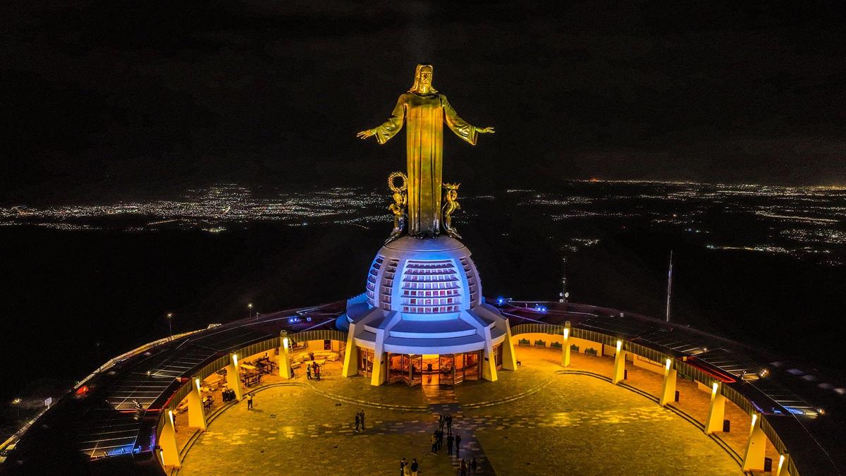 Iluminan Cristo Rey con inversión de 44 mdp del gobierno de Guanajuato