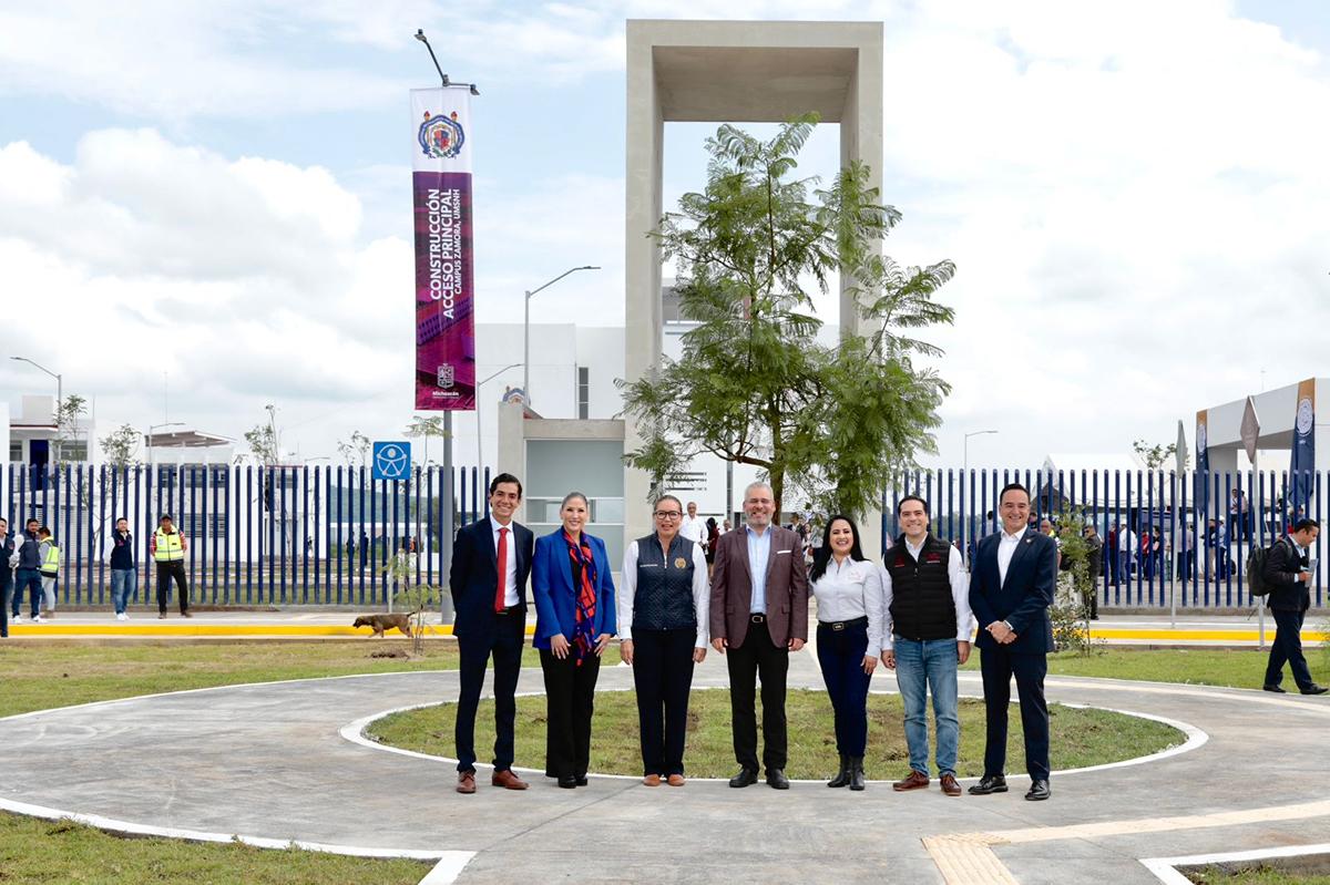 Inaugura Bedolla campus Zamora de la UMSNH