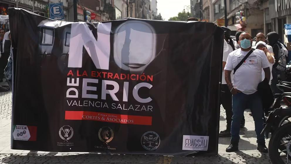 Manifestaciones se pronuncian contra la extradición de Erik Valencia