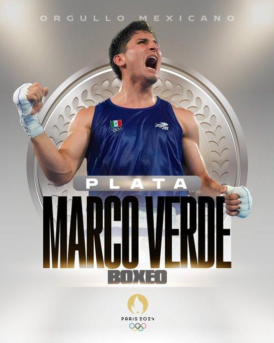 Marco Verde conquista la medalla de plata en boxeo en París 2024