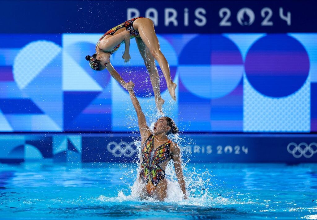 Mariposas Monarca en los Juegos Olímpicos - natación artística