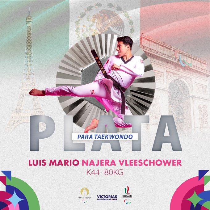 Medallas para México en Paralímpicos París 2024 - plata