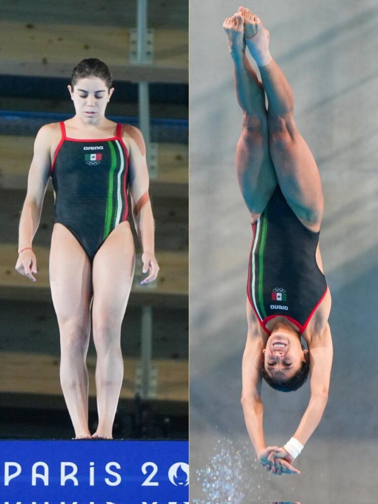 México quedó lejos del podio en clavados femenil en París 2024