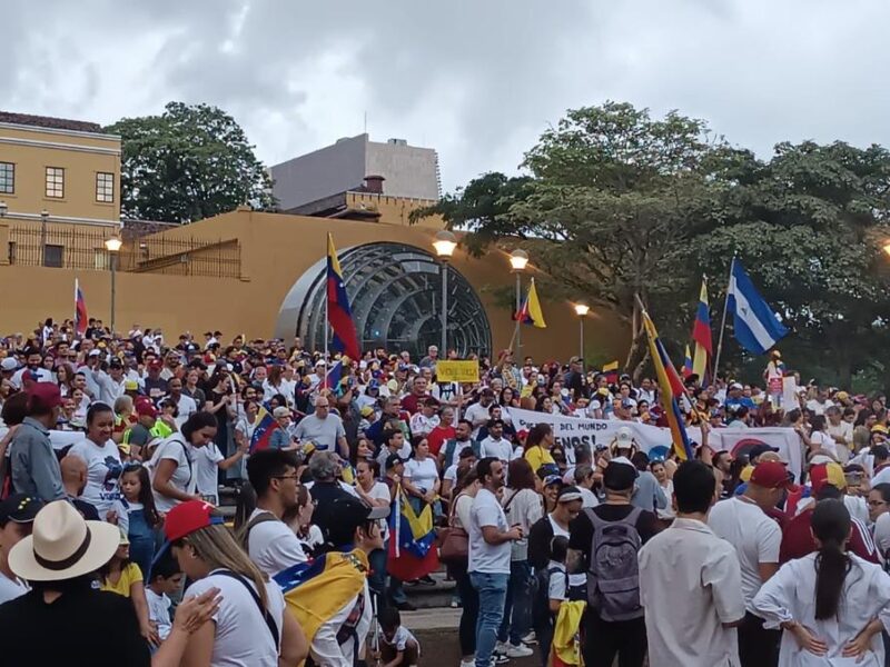 Miles de venezolanos hicieron protestas en el mundo contra resultados electorales