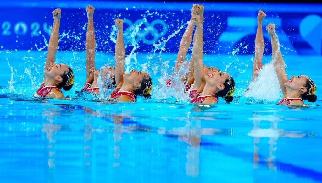 natación artística México París 2024 1