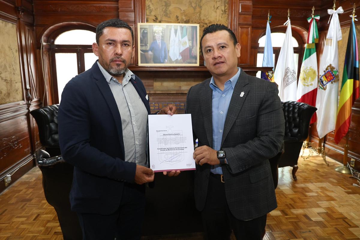 Nombran a Elías Sánchez nuevo coordinador del Sistema Penitenciario de Michoacán