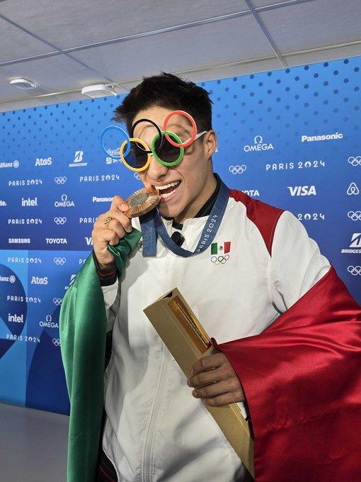 Osmar Olvera entre los mejores atletas de México que concluyó participación en París 2024