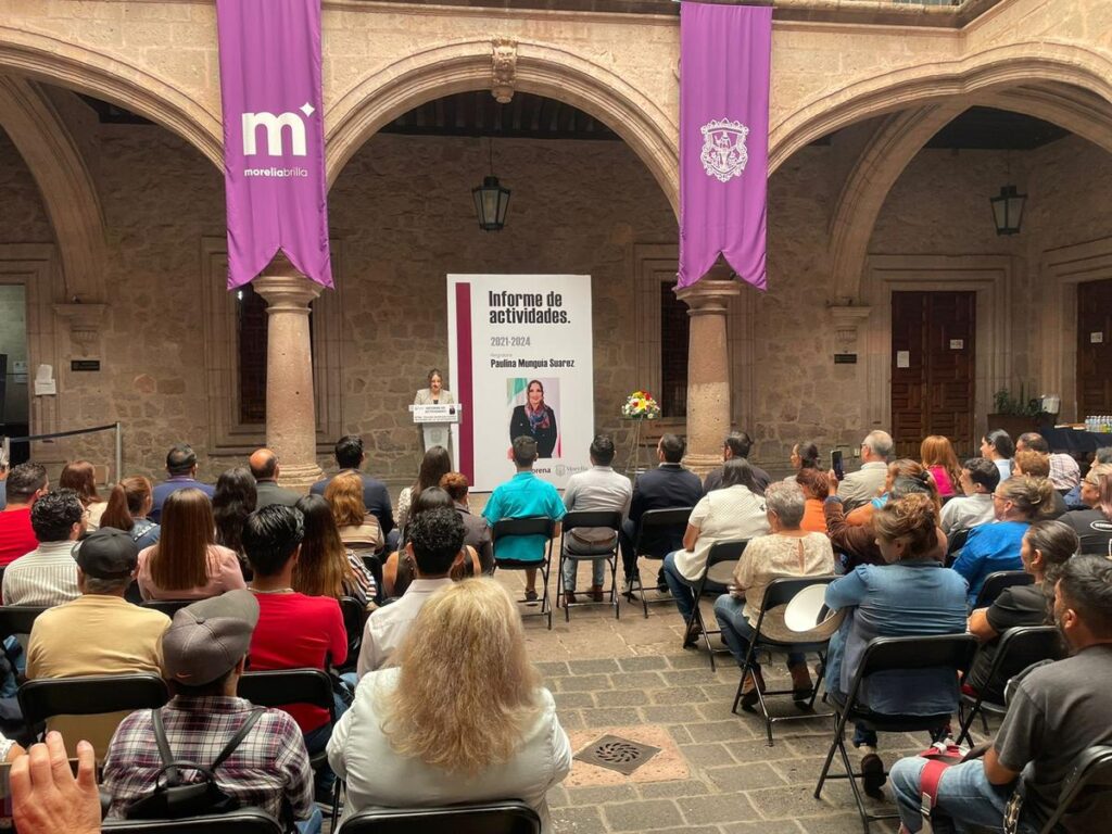 Regidora de Morena en Morelia presenta informe