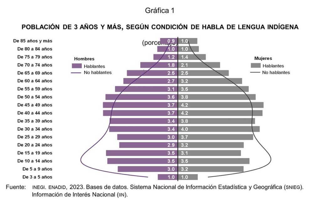 revela inegi datos sobre población indígena en México